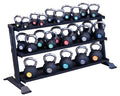 Body-Solid Pro ClubLine KettleBell Rack (3-tier)