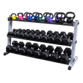 Body-Solid Pro Dumbbell Rack (3-tier)