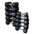 Body-Solid Rubber Hex Dumbbell